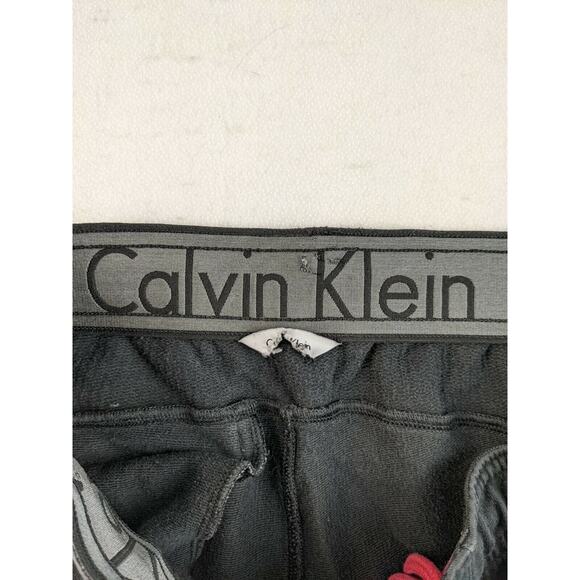 Calvin Klein Sweatpants Joggers Sweatpants Gray Size Small Spell Out - Picture 3 of 6
